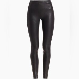 SPANX Black Faux Leather Leggings